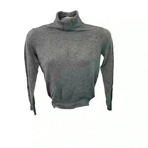 Women's H&M Soft Gray Turtle Neck Long Sleeve Size S Small New w/o Tags Sweater‎